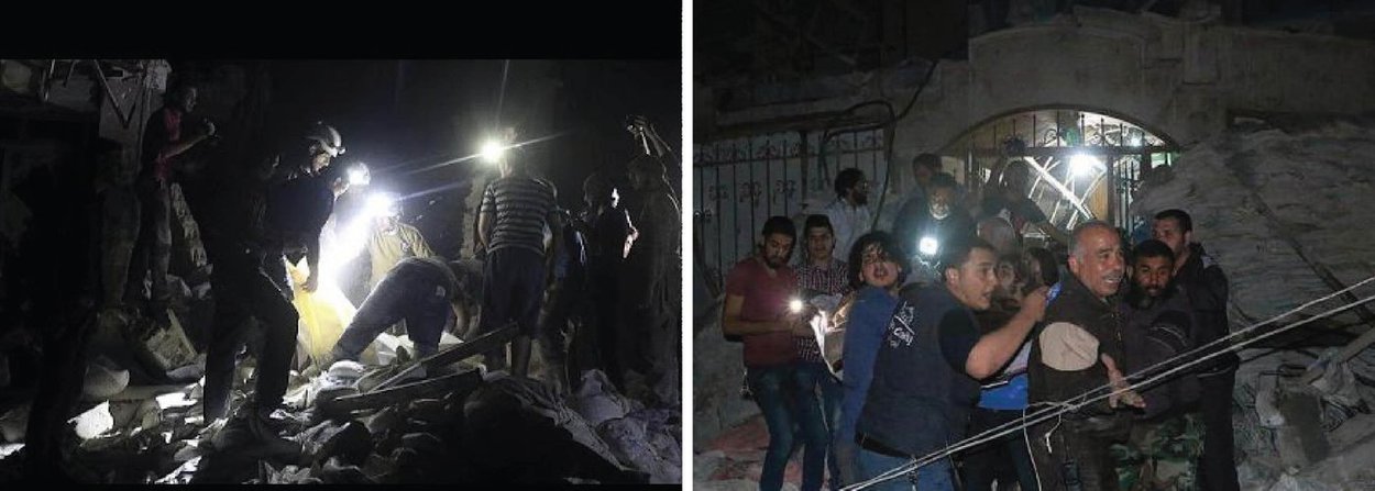 Pelo menos 30 pessoas morreram em um bombardeio do governo sírio contra um hospital da ONG Médicos Sem Fronteiras (MSF) em Aleppo, a segunda maior cidade do país.; Aleppo está há seis dias sob ataque das forças do regime de Bashar al Assad; "Esse ataque devastador destruiu um hospital vital para Aleppo e que era também o principal centro pediátrico da área. Onde está a indignação de quem tem o poder e o dever de interromper esse massacre?", questionou Muskilda Zancada, chefe da missão da MSF no país; desde novembro, pelo menos quatro estruturas da ONG foram bombardeadas, sendo duas delas na Síria, outra no Iêmen e uma no Afeganistão (Foto: Paulo Emílio) Pelo menos 30 pessoas morreram em um bombardeio do governo sírio contra um hospital da ONG Médicos Sem Fronteiras (MSF) em Aleppo, a segunda maior cidade do país.; Aleppo está há seis dias sob ataque das forças do regime de Bashar al Assad; "Esse ataque devastador destruiu um hospital vital para Aleppo e que era também o principal centro pediátrico da área. Onde está a indignação de quem tem o poder e o dever de interromper esse massacre?", questionou Muskilda Zancada, chefe da missão da MSF no país; desde novembro, pelo menos quatro estruturas da ONG foram bombardeadas, sendo duas delas na Síria, outra no Iêmen e uma no Afeganistão