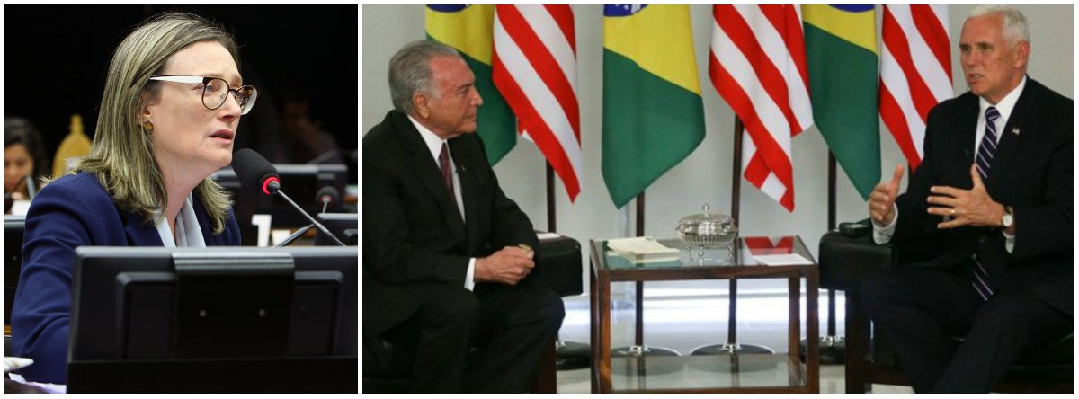 "O governo norte-americano manda na política externa brasileira. Em tempos em q abandona o Conselho de Direitos Humanos da ONU, aprisiona crianças migrantes e fomenta golpes, pior q Trump é quem a ele se curva. Vergonha desse governo Br", escreveu no Twitter a deputada federal Maria do Rosário (PT-RS) (Foto: Leonardo Lucena) "O governo norte-americano manda na política externa brasileira. Em tempos em q abandona o Conselho de Direitos Humanos da ONU, aprisiona crianças migrantes e fomenta golpes, pior q Trump é quem a ele se curva. Vergonha desse governo Br", escreveu no Twitter a deputada federal Maria do Rosário (PT-RS)