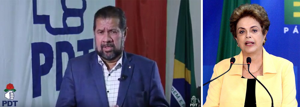 Mesmo com parlamentares críticos a algumas conduções do Executivo, principalmente na área econômica, o PDT avisou que se mantém na base e fechou questão para votar contra o impeachment; decisão foi tomada numa reunião na casa do líder na Câmara, deputado Weverton Rocha (MA), com o presidente nacional do PDT, Carlos Lupi, e o ministro André Figueiredo, das Comunicações; em vídeo, Carlos Lupi lembrou que Leonel Brizola foi "condenado prematuramente" pela mídia e disse que "o impeachment sem base legal é golpe" (Foto: Gisele Federicce) Mesmo com parlamentares críticos a algumas conduções do Executivo, principalmente na área econômica, o PDT avisou que se mantém na base e fechou questão para votar contra o impeachment; decisão foi tomada numa reunião na casa do líder na Câmara, deputado Weverton Rocha (MA), com o presidente nacional do PDT, Carlos Lupi, e o ministro André Figueiredo, das Comunicações; em vídeo, Carlos Lupi lembrou que Leonel Brizola foi "condenado prematuramente" pela mídia e disse que "o impeachment sem base legal é golpe"