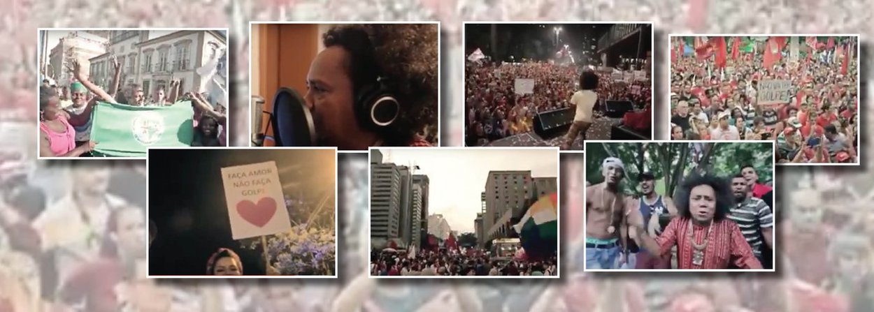 "Não, não, golpe não! Quem não teve voto tem de respeitar", diz o hino contra o golpe, cantado por artistas consagrados como Chico César, João Donato, Arrigo Barnabé e Edgard Scandurra, além de revelações como Alice Caymmi, Ava Rocha, Lucas Santtana e Rico Dalasam; assista o vídeo emocionante, que denuncia a tentativa de assalto ao poder e às riquezas nacionais, como o petróleo, e chama o gueto para defender a democracia; "as velhas raposas querem o galinheiro, roubaram dinheiro mas fingem que não", diz a letra (Foto: Leonardo Attuch) "Não, não, golpe não! Quem não teve voto tem de respeitar", diz o hino contra o golpe, cantado por artistas consagrados como Chico César, João Donato, Arrigo Barnabé e Edgard Scandurra, além de revelações como Alice Caymmi, Ava Rocha, Lucas Santtana e Rico Dalasam; assista o vídeo emocionante, que denuncia a tentativa de assalto ao poder e às riquezas nacionais, como o petróleo, e chama o gueto para defender a democracia; "as velhas raposas querem o galinheiro, roubaram dinheiro mas fingem que não", diz a letra