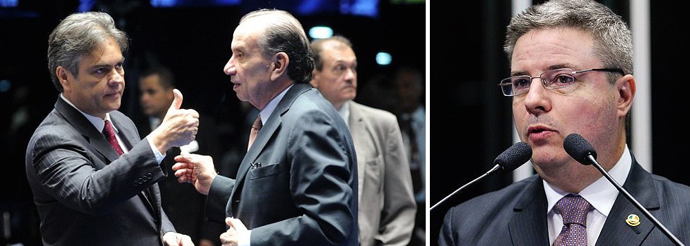 Dando como certa a votação favorável ao impeachment de Dilma Rousseff na Câmara, a bancada tucana do Senado já fala em Antonio Anastasia (MG) para assumir a relatoria ou a presidência da comissão que analisará o processo na casa; a sigla também definiu os outros nomes que irão compor a comissão: o líder Cunha Lima e o senador Aloysio Nunes (Foto: Roberta Namour) Dando como certa a votação favorável ao impeachment de Dilma Rousseff na Câmara, a bancada tucana do Senado já fala em Antonio Anastasia (MG) para assumir a relatoria ou a presidência da comissão que analisará o processo na casa; a sigla também definiu os outros nomes que irão compor a comissão: o líder Cunha Lima e o senador Aloysio Nunes