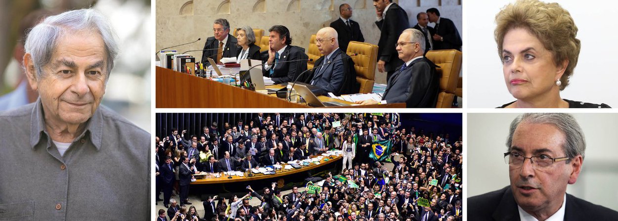 Raduan Nassar, um dos maiores escritores brasileiros, criticou a letargia do Supremo Tribunal Federal em julgar o processo que envolve o afastamento do presidente da Câmara, Eduardo Cunha (PMDB-RJ), o que, segundo ele, levou ao impeachment da presidente Dilma Rousseff; "Por que o mesmo tribunal não julgou até agora o presidente da Câmara dos Deputados? Está lá como réu desde janeiro do ano em curso... Daí que, ressalvadas as respeitáveis exceções, seria até o caso de se afirmar que o STF, que inclui alguns ministros apequenados, propiciou por “omissão” o golpe de domingo, levado a cabo na Câmara, em grande parte, por uma quadrilha de cleptomaníacos", afirmou (Foto: Valter Lima) Raduan Nassar, um dos maiores escritores brasileiros, criticou a letargia do Supremo Tribunal Federal em julgar o processo que envolve o afastamento do presidente da Câmara, Eduardo Cunha (PMDB-RJ), o que, segundo ele, levou ao impeachment da presidente Dilma Rousseff; "Por que o mesmo tribunal não julgou até agora o presidente da Câmara dos Deputados? Está lá como réu desde janeiro do ano em curso... Daí que, ressalvadas as respeitáveis exceções, seria até o caso de se afirmar que o STF, que inclui alguns ministros apequenados, propiciou por “omissão” o golpe de domingo, levado a cabo na Câmara, em grande parte, por uma quadrilha de cleptomaníacos", afirmou