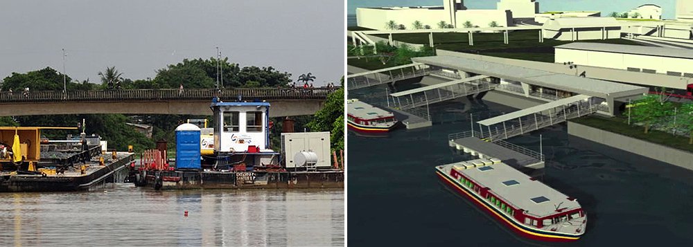 Tribunal de Contas da União (TCU) abriu auditoria para investigar o atraso nas obras de navegabilidade do Corredor de Transporte Fluvial do Recife, por meio do projeto batizado de Rios da Gente; projeto, que foi iniciado em 2012, ainda no governo Eduardo Campos (PSB), já consumiu cerca de R$ 100 milhões e parte do pouco que foi feito encontra-se em deterioração nos canteiros de obras paralisados; previsto para ser entregue em 2014, corredor fluvial de passageiros no rio Capibaribe, atenderia 300 mil pessoas/mês, por meio de 13 embarcações e sete estações de embarque e desembarque; canal de navegação teria 13,5 quilômetros de extensão; projeto total está orçado em R$ 250 milhões (Foto: Paulo Emílio) Tribunal de Contas da União (TCU) abriu auditoria para investigar o atraso nas obras de navegabilidade do Corredor de Transporte Fluvial do Recife, por meio do projeto batizado de Rios da Gente; projeto, que foi iniciado em 2012, ainda no governo Eduardo Campos (PSB), já consumiu cerca de R$ 100 milhões e parte do pouco que foi feito encontra-se em deterioração nos canteiros de obras paralisados; previsto para ser entregue em 2014, corredor fluvial de passageiros no rio Capibaribe, atenderia 300 mil pessoas/mês, por meio de 13 embarcações e sete estações de embarque e desembarque; canal de navegação teria 13,5 quilômetros de extensão; projeto total está orçado em R$ 250 milhões