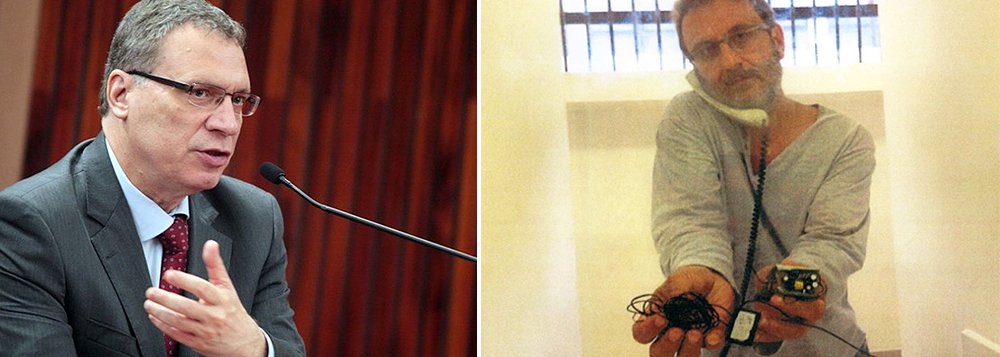 Em carta aberta ao novo ministro da Justiça, publicada em seu blog, o jornalista Marcelo Auler pede que sejam apurados os episódios de grampos colocados na sede da Polícia Federal em Curitiba, como o da cela do doleiro Alberto Youssef e do fumódromo, entre outros fatos; "Esses são apenas dois episódios ao longo dos últimos dois anos na Polícia Federal do Paraná e que, por si só, já envolvem seis delegados ligados à Lava Jato com possíveis irregularidades cometidas", destaca o blogueiro (Foto: Gisele Federicce) Em carta aberta ao novo ministro da Justiça, publicada em seu blog, o jornalista Marcelo Auler pede que sejam apurados os episódios de grampos colocados na sede da Polícia Federal em Curitiba, como o da cela do doleiro Alberto Youssef e do fumódromo, entre outros fatos; "Esses são apenas dois episódios ao longo dos últimos dois anos na Polícia Federal do Paraná e que, por si só, já envolvem seis delegados ligados à Lava Jato com possíveis irregularidades cometidas", destaca o blogueiro