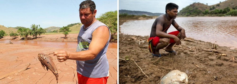 Pescadores acusam a mineradora Samarco de não pagar os valores previstos no termo de ajustamento de conduta (TAC) fechado com o Ministério Público após rompimento da barragem da empresa, em 5 de novembro do ano passado, no distrito de Bento Rodrigues, em Mariana, região central de Minas; pelo acerto, os pescadores receberiam um salário mínimo, mais 20% por dependente e uma cesta básica por mês; de acordo com a Associação dos Pescadores de Conselheiro Pena (Aspec), no Leste de Minas, dos 110 associados da entidade, 39 não receberam dinheiro algum (Foto: Leonardo Lucena) Pescadores acusam a mineradora Samarco de não pagar os valores previstos no termo de ajustamento de conduta (TAC) fechado com o Ministério Público após rompimento da barragem da empresa, em 5 de novembro do ano passado, no distrito de Bento Rodrigues, em Mariana, região central de Minas; pelo acerto, os pescadores receberiam um salário mínimo, mais 20% por dependente e uma cesta básica por mês; de acordo com a Associação dos Pescadores de Conselheiro Pena (Aspec), no Leste de Minas, dos 110 associados da entidade, 39 não receberam dinheiro algum