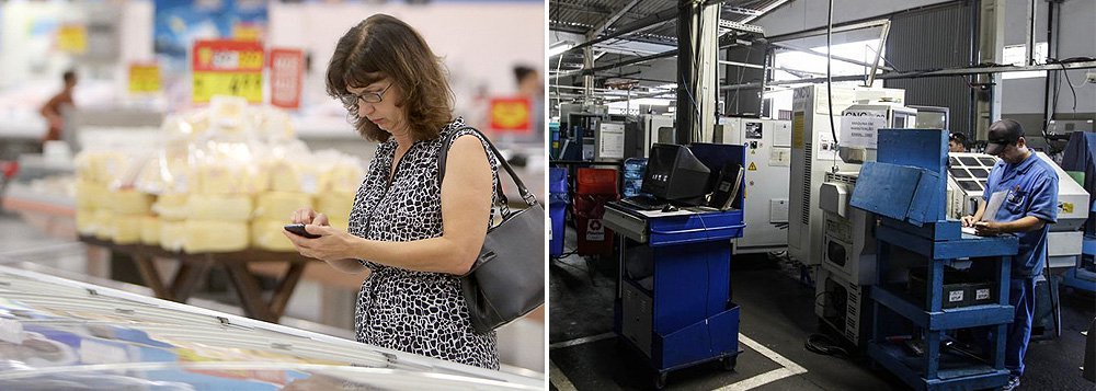 Pesquisa Focus do BC divulgada nesta segunda-feira com uma centena de economistas mostrou que a projeção para IPCA de 2016 passou de 6,86% para 6,87%; analistas também passaram a prever queda de 2,95% para o PIB deste ano, sobre recuo de 2,81 por cento no Focus anterior (Foto: Roberta Namour) Pesquisa Focus do BC divulgada nesta segunda-feira com uma centena de economistas mostrou que a projeção para IPCA de 2016 passou de 6,86% para 6,87%; analistas também passaram a prever queda de 2,95% para o PIB deste ano, sobre recuo de 2,81 por cento no Focus anterior