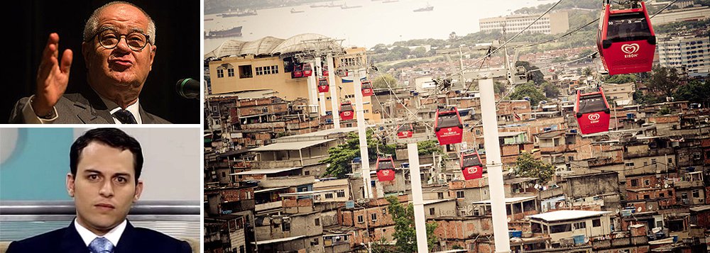 O advogado Tiago Cedraz, filho do presidente do Tribunal de Contas da União, Aroldo Cedraz, vai operar o teleférico do morro do Alemão - obra da Odebrecht, OAS e Delta, que custou R$ 253 milhões e foi inaugurada duas vezes sem entrar em funcionamento; colunista Elio Gaspari lembra que Cedraz é acusado de receber R$ 1 milhões do empreiteiro Ricardo Pessoa, da UTC, para ter ajuda na liberação de um contrato da usina nuclear de Angra 3 e mais uma mesada de R$ 50 mil (Foto: Roberta Namour) O advogado Tiago Cedraz, filho do presidente do Tribunal de Contas da União, Aroldo Cedraz, vai operar o teleférico do morro do Alemão - obra da Odebrecht, OAS e Delta, que custou R$ 253 milhões e foi inaugurada duas vezes sem entrar em funcionamento; colunista Elio Gaspari lembra que Cedraz é acusado de receber R$ 1 milhões do empreiteiro Ricardo Pessoa, da UTC, para ter ajuda na liberação de um contrato da usina nuclear de Angra 3 e mais uma mesada de R$ 50 mil