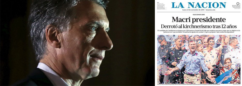 Editorial do jornal La Nación, o segundo maior no país, pede nesta segunda-feira 23, um dia após a vitória do candidato da oposição, Mauricio Macri, o fim da "vingança" contra militares que atuaram na ditadura do país, define a condenação desses agentes como "vergonhosa" e prega o fim do que chama de "violação dos direitos humanos" cometidos pelo governo de Cristina Kirchner; durante sua campanha eleitoral, o conservador Macri já havia dito que iria acabar com o "negócio" que se tornou a questão dos direitos humanos na Argentina; vários jornalistas que trabalham no veículo vieram a público repudiar o texto (Foto: Gisele Federicce) Editorial do jornal La Nación, o segundo maior no país, pede nesta segunda-feira 23, um dia após a vitória do candidato da oposição, Mauricio Macri, o fim da "vingança" contra militares que atuaram na ditadura do país, define a condenação desses agentes como "vergonhosa" e prega o fim do que chama de "violação dos direitos humanos" cometidos pelo governo de Cristina Kirchner; durante sua campanha eleitoral, o conservador Macri já havia dito que iria acabar com o "negócio" que se tornou a questão dos direitos humanos na Argentina; vários jornalistas que trabalham no veículo vieram a público repudiar o texto