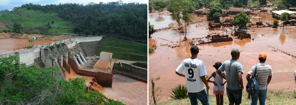 O reservatório da usina hidrelétrica Risoleta Neves, em Santa Cruz do Escalvado, na Zona da Mata, é visto pela Justiça como uma medida paliativa para contenção de rejeitos de minério caso uma nova barragem da mineradora Samarco se rompa; a Vara da Fazenda Pública Estadual determinou a requisição da usina, de propriedade do Consórcio Candonga, para eventual contenção de rejeitos; segundo o consórcio, o empreendimento já está em seu nível mínimo; a Samarco informou que cerca de 62 milhões de metros cúbicos de rejeitos foram liberados no meio ambiente, o suficiente para encher 24.800 piscinas olímpicas (Foto: Leonardo Lucena) O reservatório da usina hidrelétrica Risoleta Neves, em Santa Cruz do Escalvado, na Zona da Mata, é visto pela Justiça como uma medida paliativa para contenção de rejeitos de minério caso uma nova barragem da mineradora Samarco se rompa; a Vara da Fazenda Pública Estadual determinou a requisição da usina, de propriedade do Consórcio Candonga, para eventual contenção de rejeitos; segundo o consórcio, o empreendimento já está em seu nível mínimo; a Samarco informou que cerca de 62 milhões de metros cúbicos de rejeitos foram liberados no meio ambiente, o suficiente para encher 24.800 piscinas olímpicas
