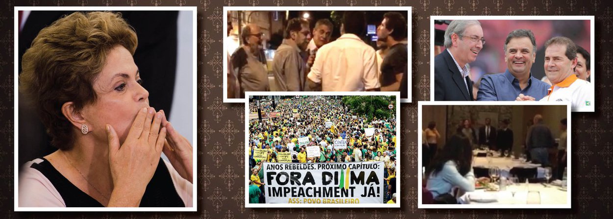 Em 2015, a democracia brasileira passou por uma dura prova de fogo; de um lado, a oposição, liderada pelo senador Aécio Neves (PSDB-MG), se aliou ao deputado Eduardo Cunha (PMDB-RJ) para promover um impeachment sem fundamentos jurídicos – ou seja, um golpe; de outro, grupos sociais disseminaram ódio nas redes sociais, revelando uma faceta nova da sociedade brasileira: a da intolerância, que atingiu diversas personalidades, como o ex-ministro Guido Mantega; o episódio mais recente, que revelou o quanto o Brasil adoeceu, foi a agressão ao cantor e compositor Chico Buarque; no entanto, apesar de tudo, a presidente Dilma Rousseff resistiu e inicia 2016 bem mais forte do que seus adversários gostariam (Foto: Leonardo Attuch) Em 2015, a democracia brasileira passou por uma dura prova de fogo; de um lado, a oposição, liderada pelo senador Aécio Neves (PSDB-MG), se aliou ao deputado Eduardo Cunha (PMDB-RJ) para promover um impeachment sem fundamentos jurídicos – ou seja, um golpe; de outro, grupos sociais disseminaram ódio nas redes sociais, revelando uma faceta nova da sociedade brasileira: a da intolerância, que atingiu diversas personalidades, como o ex-ministro Guido Mantega; o episódio mais recente, que revelou o quanto o Brasil adoeceu, foi a agressão ao cantor e compositor Chico Buarque; no entanto, apesar de tudo, a presidente Dilma Rousseff resistiu e inicia 2016 bem mais forte do que seus adversários gostariam