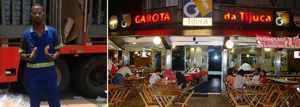 Ascendino Correia Leal, gerente do restaurante Garota da Tijuca, na zona norte do Rio, foi preso em flagrante por injúria racial após dar bananas a três entregadores negros, em uma homenagem a eles pelo Dia da Consciência Negra; segundo o delegado Celso Ribeiro, da 19ª DP, os depoimentos indicam que Leal acreditou estar fazendo uma brincadeira - "de mau gosto" (Foto: Roberta Namour) Ascendino Correia Leal, gerente do restaurante Garota da Tijuca, na zona norte do Rio, foi preso em flagrante por injúria racial após dar bananas a três entregadores negros, em uma homenagem a eles pelo Dia da Consciência Negra; segundo o delegado Celso Ribeiro, da 19ª DP, os depoimentos indicam que Leal acreditou estar fazendo uma brincadeira - "de mau gosto"