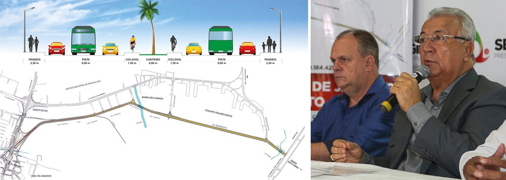 Ao autorizar nesta quarta (25), o início das obras de construção de uma via que fará a interligação das avenidas Augusto Franco e Gasoduto, em Aracaju, o governador Jackson Barreto (PMDB) ressaltou que sua administração não descuida da capital; questionado pelo 247 sobre a importância da obra, JB reconheceu o impacto político positivo que a nova avenida representa para o grupo liderado por ele; a nova via custará R$ 40 milhões e abrirá um novo corredor de transporte e trânsito na cidade; a previsão de conclusão da obra é de 600 dias (Foto: Valter Lima) Ao autorizar nesta quarta (25), o início das obras de construção de uma via que fará a interligação das avenidas Augusto Franco e Gasoduto, em Aracaju, o governador Jackson Barreto (PMDB) ressaltou que sua administração não descuida da capital; questionado pelo 247 sobre a importância da obra, JB reconheceu o impacto político positivo que a nova avenida representa para o grupo liderado por ele; a nova via custará R$ 40 milhões e abrirá um novo corredor de transporte e trânsito na cidade; a previsão de conclusão da obra é de 600 dias