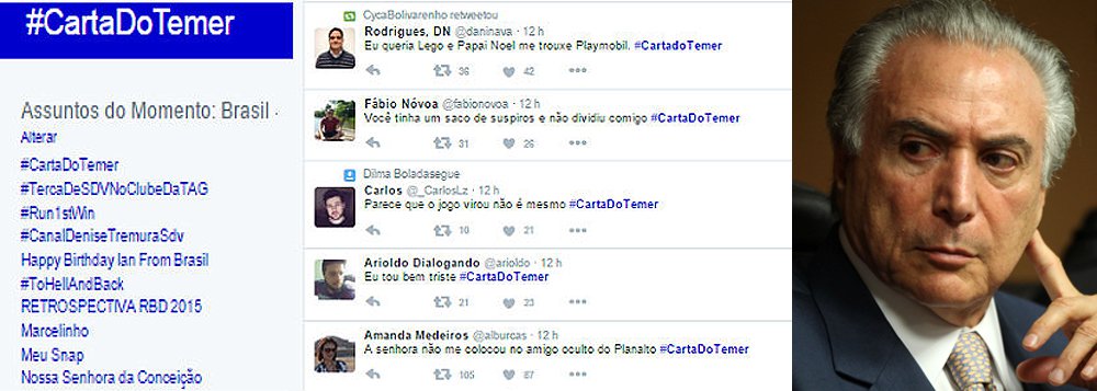 Segundo Fernando Brito, vice-presidente Michel Temer vestiu a carapuça que lhe deu Ciro Gomes, a de “capitão do golpe”; 'Teve quatro anos do primeiro mandato para descobrir tudo o que diz ter encontrado em Dilma; Teve o fim do mandato e o processo eleitoral para afastar-se; Espera que as pessoas não vejam que o faz só quando lhe pode cair ao bico a faixa presidencial', diz (Foto: Roberta Namour) Segundo Fernando Brito, vice-presidente Michel Temer vestiu a carapuça que lhe deu Ciro Gomes, a de “capitão do golpe”; 'Teve quatro anos do primeiro mandato para descobrir tudo o que diz ter encontrado em Dilma; Teve o fim do mandato e o processo eleitoral para afastar-se; Espera que as pessoas não vejam que o faz só quando lhe pode cair ao bico a faixa presidencial', diz