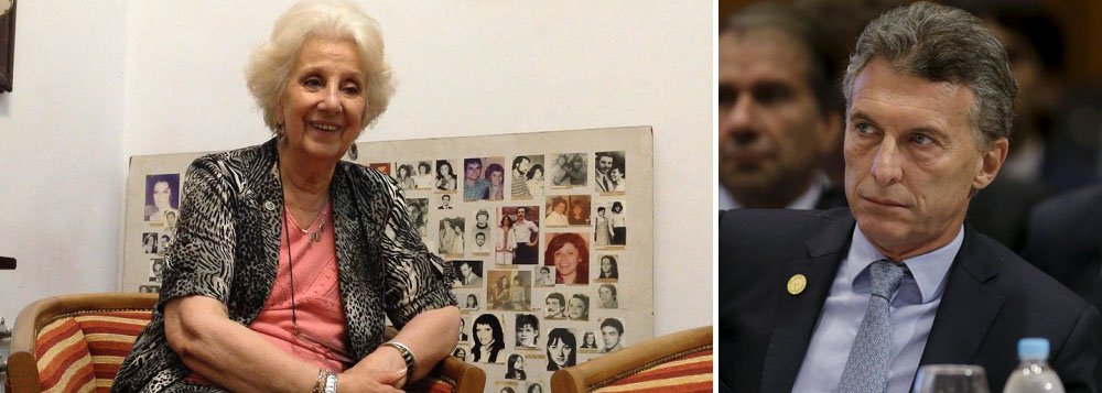 "Queremos que ele explique que projeto tem sobre os direitos humanos em seu mandato de quatro anos porque não o conhecemos, não disse uma palavra sobre isso", afirma Estela Carlotto, líder das Avós da Praça de Maio; leia sua entrevista a Vanessa Martina Silva, do Opera Mundi (Foto: Leonardo Attuch) "Queremos que ele explique que projeto tem sobre os direitos humanos em seu mandato de quatro anos porque não o conhecemos, não disse uma palavra sobre isso", afirma Estela Carlotto, líder das Avós da Praça de Maio; leia sua entrevista a Vanessa Martina Silva, do Opera Mundi