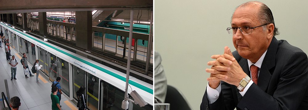 Início das obras da linha 2-Verde até Guarulhos será suspensa por um ano; o governador de São Paulo, Geraldo Alckmin (PSDB), afirmou que irá priorizar as obras que já estão em andamento; início do novo trecho é adiado desde setembro de 2014, quando o governo concluiu a licitação e assinou contrato com oito consórcios (Foto: Felipe L. Goncalves) Início das obras da linha 2-Verde até Guarulhos será suspensa por um ano; o governador de São Paulo, Geraldo Alckmin (PSDB), afirmou que irá priorizar as obras que já estão em andamento; início do novo trecho é adiado desde setembro de 2014, quando o governo concluiu a licitação e assinou contrato com oito consórcios