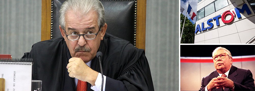 Multinacional francesa é acusada de pagar propina por um contrato de fornecimento de duas subestações de energia, em 1998, para uma empresa do governo de São Paulo, na gestão do tucano Mário Covas; Robson Marinho, um dos fundadores do PSDB, continua como réu na ação, por supostamente ter recebido US$ 2,7 milhões da empresa em contas secretas na Suíça entre 1998 e 2005; povas contra ele citam ainda a Secretaria de Energia, que era dirigida por Andrea Matarazzo; o acordo fechado na Justiça não inclui os processos sobre o Metrô, a CPTM e a acusação de formação de cartel em licitações de compra de trens; em todos, há suspeitas de que integrantes do PSDB tenham sido beneficiados; propina da Alstom também ajudou a bancar reeleição de FHC (Foto: Roberta Namour) Multinacional francesa é acusada de pagar propina por um contrato de fornecimento de duas subestações de energia, em 1998, para uma empresa do governo de São Paulo, na gestão do tucano Mário Covas; Robson Marinho, um dos fundadores do PSDB, continua como réu na ação, por supostamente ter recebido US$ 2,7 milhões da empresa em contas secretas na Suíça entre 1998 e 2005; povas contra ele citam ainda a Secretaria de Energia, que era dirigida por Andrea Matarazzo; o acordo fechado na Justiça não inclui os processos sobre o Metrô, a CPTM e a acusação de formação de cartel em licitações de compra de trens; em todos, há suspeitas de que integrantes do PSDB tenham sido beneficiados; propina da Alstom também ajudou a bancar reeleição de FHC