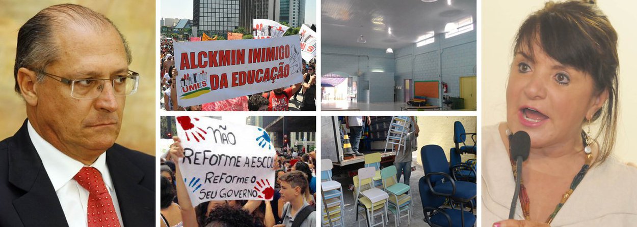 Decisão de "disponibilizar", ou seja, fechar 94 escolas da rede estadual em São Paulo, conforme anunciado nesta segunda-feia 26 pela Secretaria de Educação, revolta profissionais e estudantes; "Vai ser bagunça. 94 escolas, 162 municípios envolvidos, 74 mil professores serão afetados. Se não for bagunça, não sei o que é", critica Maria Izabel Noronha, presidente da Apeoesp, o principal sindicato dos docentes; segundo ela, "o professor efetivo vai ter a jornada reduzida", enquanto o desempenho dos estudantes também não deve melhorar; "Alunos serão levados para escolas que já têm alunos, portanto continuará com a superlotação das salas de aula", avalia; objetivo da reforma é que as escolas tenham apenas um ciclo de ensino (Foto: Gisele Federicce) Decisão de "disponibilizar", ou seja, fechar 94 escolas da rede estadual em São Paulo, conforme anunciado nesta segunda-feia 26 pela Secretaria de Educação, revolta profissionais e estudantes; "Vai ser bagunça. 94 escolas, 162 municípios envolvidos, 74 mil professores serão afetados. Se não for bagunça, não sei o que é", critica Maria Izabel Noronha, presidente da Apeoesp, o principal sindicato dos docentes; segundo ela, "o professor efetivo vai ter a jornada reduzida", enquanto o desempenho dos estudantes também não deve melhorar; "Alunos serão levados para escolas que já têm alunos, portanto continuará com a superlotação das salas de aula", avalia; objetivo da reforma é que as escolas tenham apenas um ciclo de ensino