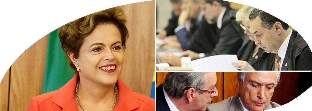 Texto da BBC Brasil avalia que a presidente Dilma Rousseff encerra 2015 fortalecida contra o impeachment; "Analistas políticos são unânimes em dizer que Dilma termina o ano fortalecida em sua luta para se manter no cargo. A principal vitória da presidente foi a decisão do Supremo Tribunal Federal (STF) de barrar o rito para tramitação do impeachment proposto pelo presidente da Câmara, Eduardo Cunha. Outros fatores que a fortalecem, notam os especialistas, são a falta de unidade em torno do vice-presidente Michel Temer como sucessor de Dilma e as graves denúncias que pesam sobre Cunha que acabam maculando o processo", diz a análise (Foto: Valter Lima) Texto da BBC Brasil avalia que a presidente Dilma Rousseff encerra 2015 fortalecida contra o impeachment; "Analistas políticos são unânimes em dizer que Dilma termina o ano fortalecida em sua luta para se manter no cargo. A principal vitória da presidente foi a decisão do Supremo Tribunal Federal (STF) de barrar o rito para tramitação do impeachment proposto pelo presidente da Câmara, Eduardo Cunha. Outros fatores que a fortalecem, notam os especialistas, são a falta de unidade em torno do vice-presidente Michel Temer como sucessor de Dilma e as graves denúncias que pesam sobre Cunha que acabam maculando o processo", diz a análise