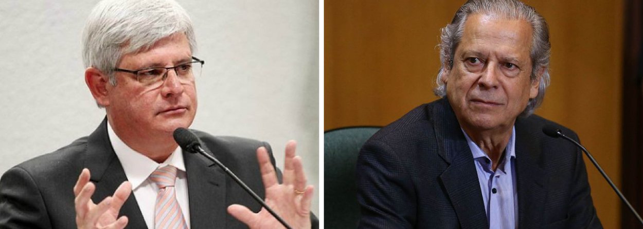 O procurador-geral da República, Rodrigo Janot, pediu, em parecer enviado ao Supremo Tribunal Federal, que o ex-ministro José Dirceu perca o direito a prisão domiciliar, referente a sua condenação na Ação Penal 470, e passe a cumprir pena em regime fechado; para Janot, a Justiça do Paraná, responsável pela Lava Jato, indicou que Dirceu cometeu crimes de organização criminosa, corrupção passiva e lavagem de dinheiro, pelo menos, até 23 de dezembro de 2014; o procurador diz que há "prova contundente e abundante da prática criminosa", já que a denúncia foi aceita pela 13ª Vara Federal de Curitiba, e Dirceu virou réu na ação penal (Foto: Valter Lima) O procurador-geral da República, Rodrigo Janot, pediu, em parecer enviado ao Supremo Tribunal Federal, que o ex-ministro José Dirceu perca o direito a prisão domiciliar, referente a sua condenação na Ação Penal 470, e passe a cumprir pena em regime fechado; para Janot, a Justiça do Paraná, responsável pela Lava Jato, indicou que Dirceu cometeu crimes de organização criminosa, corrupção passiva e lavagem de dinheiro, pelo menos, até 23 de dezembro de 2014; o procurador diz que há "prova contundente e abundante da prática criminosa", já que a denúncia foi aceita pela 13ª Vara Federal de Curitiba, e Dirceu virou réu na ação penal
