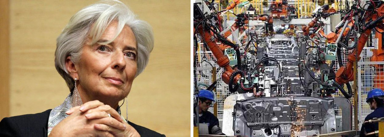 Segundo previsão do Fundo Monetário Internacional (FMI), presidido por Christine Lagarde, a economia brasileira deverá encolher 3% até o final deste ano e, em 2016, terá uma queda de 1%; segundo o chefe do grupo de análises regionais do FMI, Marcello Estevão, o Brasil está "no meio de uma recessão" e é necessário que o país dê prosseguimento ao ajuste fiscal e implante uma politica monetária que reduza a inflação (Foto: Paulo Emílio) Segundo previsão do Fundo Monetário Internacional (FMI), presidido por Christine Lagarde, a economia brasileira deverá encolher 3% até o final deste ano e, em 2016, terá uma queda de 1%; segundo o chefe do grupo de análises regionais do FMI, Marcello Estevão, o Brasil está "no meio de uma recessão" e é necessário que o país dê prosseguimento ao ajuste fiscal e implante uma politica monetária que reduza a inflação