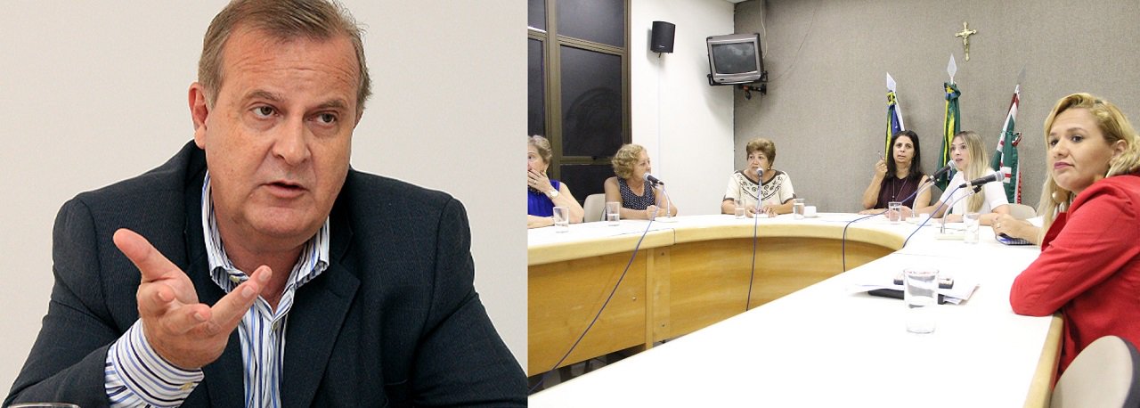Repasses são bimestrais, de R$ 165 por criança, num total de 6 mil distribuídas em 52 instituições, e não foram pagos os valores referentes aos meses de julho e agosto; vereadores Doutora Cristina Lopes (PSDB) e Tatiana Lemos (PCdoB) receberam representantes de creches conveniadas e instituições filantrópicas para discutir medidas para cobrar o repasse de verbas pelas prefeitura para essas instituições; Ministério Público poderá entrar com uma representação contra o prefeito Paulo Garcia por improbidade administrativa (Foto: Realle Palazzo-Martini) Repasses são bimestrais, de R$ 165 por criança, num total de 6 mil distribuídas em 52 instituições, e não foram pagos os valores referentes aos meses de julho e agosto; vereadores Doutora Cristina Lopes (PSDB) e Tatiana Lemos (PCdoB) receberam representantes de creches conveniadas e instituições filantrópicas para discutir medidas para cobrar o repasse de verbas pelas prefeitura para essas instituições; Ministério Público poderá entrar com uma representação contra o prefeito Paulo Garcia por improbidade administrativa