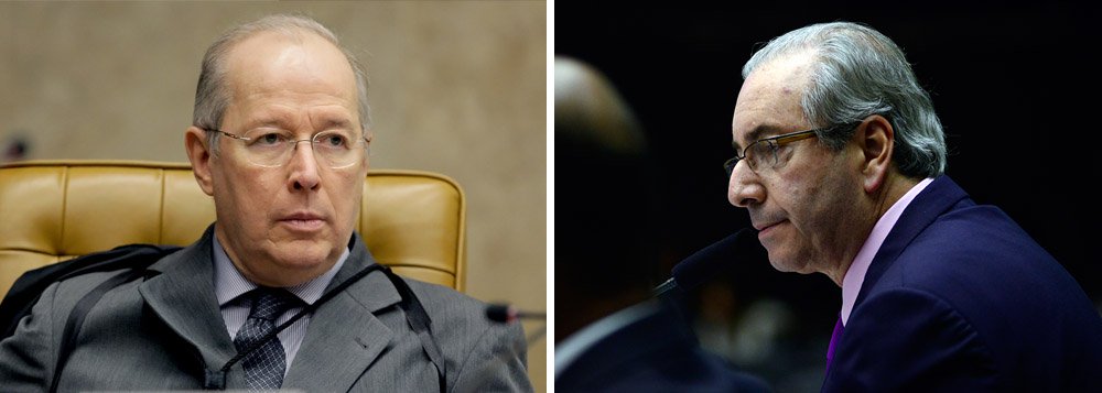 No entendimento do ministro Celso de Mello, a impetração mostra-se "inadmissível", "uma vez que o autor da ação mandamental não tem legitimidade para, agindo em nome próprio, defender, em juízo, direito de terceiros"; o mandado de segurança foi feito por Mário Barbosa Villas Boas e não pelo presidente da Câmara, Eduardo Cunha (PMDB-RJ); ministro do Supremo diz, porém, que mesmo se tivesse legitimidade, o mandado seria rejeitado (Foto: Gisele Federicce) No entendimento do ministro Celso de Mello, a impetração mostra-se "inadmissível", "uma vez que o autor da ação mandamental não tem legitimidade para, agindo em nome próprio, defender, em juízo, direito de terceiros"; o mandado de segurança foi feito por Mário Barbosa Villas Boas e não pelo presidente da Câmara, Eduardo Cunha (PMDB-RJ); ministro do Supremo diz, porém, que mesmo se tivesse legitimidade, o mandado seria rejeitado
