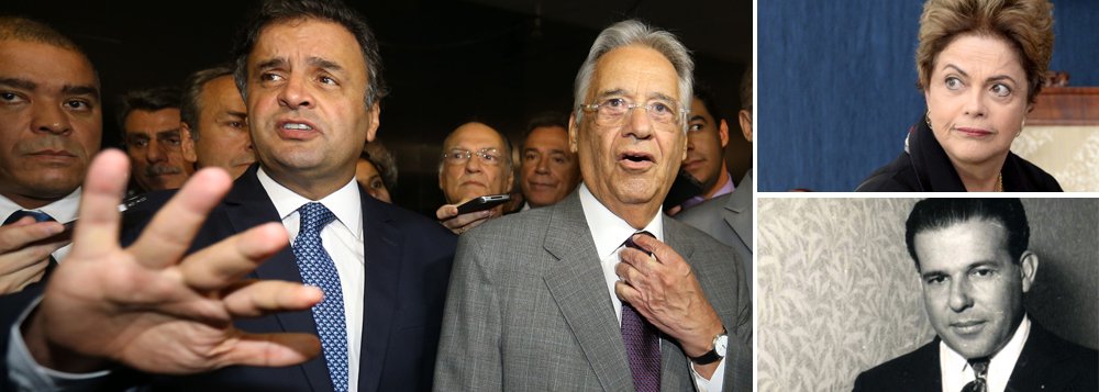 "Pesquisa que mostra apoio unânime da população a conquistas de caráter histórico, como a Previdência Social, explica a pressa do PSDB em produzir de qualquer maneira o afastamento de Dilma Rousseff. Contra um calendário constitucional que prevê eleição em outubro de 2018, ou daqui a 34 meses, oposição sonha com uma sucessão em ambiente de criminalização seletiva, sem que o eleitor tenha chance de confrontar ideias e compromissos", diz o colunista Paulo Moreira Leite; "O cálculo lembra o que se fez em 1964. Num país onde 59% da população defendia as reformas de base de João Goulart, empresários e militares abandonaram as sempre superficiais promessas democráticas e deram um golpe que se prolongou por 21 anos. Calendário, na época, previa eleições presidenciais para 1965" (Foto: Paulo Moreira Leite) "Pesquisa que mostra apoio unânime da população a conquistas de caráter histórico, como a Previdência Social, explica a pressa do PSDB em produzir de qualquer maneira o afastamento de Dilma Rousseff. Contra um calendário constitucional que prevê eleição em outubro de 2018, ou daqui a 34 meses, oposição sonha com uma sucessão em ambiente de criminalização seletiva, sem que o eleitor tenha chance de confrontar ideias e compromissos", diz o colunista Paulo Moreira Leite; "O cálculo lembra o que se fez em 1964. Num país onde 59% da população defendia as reformas de base de João Goulart, empresários e militares abandonaram as sempre superficiais promessas democráticas e deram um golpe que se prolongou por 21 anos. Calendário, na época, previa eleições presidenciais para 1965"