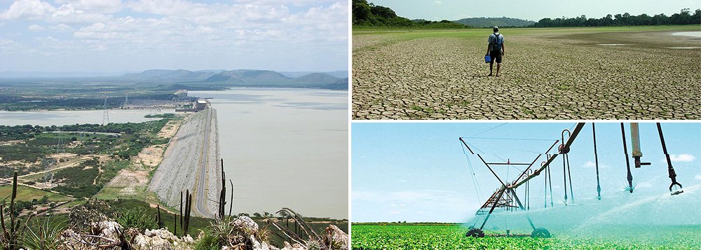 Agência Nacional de Águas (ANA) deve anunciar uma nova redução da vazão de Sobradinho, um dos maiores lagos artificiais do mundo com 320 quilômetros de extensão, dos atuais 900 metros cúbicos por segundo (m³/s) para 800m³; nível do reservatório – que responde por cerca de 58% da água utilizada para geração de energia na Região – está em apenas 5,14% da capacidade; expectativa é que Sobradinho alcance o volume morto em meados de dezembro (Foto: Paulo Emílio) Agência Nacional de Águas (ANA) deve anunciar uma nova redução da vazão de Sobradinho, um dos maiores lagos artificiais do mundo com 320 quilômetros de extensão, dos atuais 900 metros cúbicos por segundo (m³/s) para 800m³; nível do reservatório – que responde por cerca de 58% da água utilizada para geração de energia na Região – está em apenas 5,14% da capacidade; expectativa é que Sobradinho alcance o volume morto em meados de dezembro