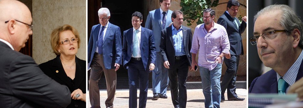 Líderes oposicionistas chegaram a cogitar um recurso contra as decisões dos ministros Teori Zavascki e Rosa Weber, do STF, mas desistiram diante da provável derrota devido à consistência jurídica de suas liminares, que desorganizaram completamente a estratégia do impeachment, afirma Tereza Cruvinel, colunista do 247; "O desafio agora é lidar com o novo cenário", acrescenta; para a jornalista, "a maior dificuldade da oposição agora está em sua relação com Eduardo Cunha, o homem forte e fraco do processo"; além de que é "certo que o tempo encurtou. Novembro está chegando, depois vem o Natal e o Ano Novo. Depois o carnaval, as Olimpíadas e as eleições municipais. Não conseguindo seu intento este ano, dificilmente o alcançará em 2016"; leia a íntegra de seu artigo (Foto: Tereza Cruvinel) www.brasil247.com - Líderes oposicionistas chegaram a cogitar um recurso contra as decisões dos ministros Teori Zavascki e Rosa Weber, do STF, mas desistiram diante da provável derrota devido à consistência jurídica de suas liminares, que desorganizaram completamente a estratégia do impeachment, afirma Tereza Cruvinel, colunista do 247; "O desafio agora é lidar com o novo cenário", acrescenta; para a jornalista, "a maior dificuldade da oposição agora está em sua relação com Eduardo Cunha, o homem forte e fraco do processo"; além de que é "certo que o tempo encurtou. Novembro está chegando, depois vem o Natal e o Ano Novo. Depois o carnaval, as Olimpíadas e as eleições municipais. Não conseguindo seu intento este ano, dificilmente o alcançará em 2016"; leia a íntegra de seu artigo