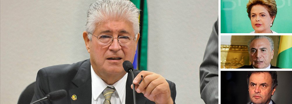 Em entrevista ao 247, o senador Roberto Requião (PMDB-PR) apontou os três motivos que impedem um golpe no Brasil; o primeiro: "os bancos mandam no País e não querem tirar a Dilma, nem o Levy, nem o Tombini"; o segundo: "a decisão do TCU matou o Temer, porque ele também assinou vários decretos do que chamam de pedaladas fiscais"; o terceiro: "o Aécio é até um sujeito simpático, mas ninguém o leva a sério, é totalmente inconsistente"; ou seja: o golpe não interessa ao capital, não atende aos anseios do PMDB e só se encaixa nas pretensões de Aécio, que, segundo o senador, tem fôlego curto e "não passa de uma figura menor no Senado" (Foto: Ana Pupulin) Em entrevista ao 247, o senador Roberto Requião (PMDB-PR) apontou os três motivos que impedem um golpe no Brasil; o primeiro: "os bancos mandam no País e não querem tirar a Dilma, nem o Levy, nem o Tombini"; o segundo: "a decisão do TCU matou o Temer, porque ele também assinou vários decretos do que chamam de pedaladas fiscais"; o terceiro: "o Aécio é até um sujeito simpático, mas ninguém o leva a sério, é totalmente inconsistente"; ou seja: o golpe não interessa ao capital, não atende aos anseios do PMDB e só se encaixa nas pretensões de Aécio, que, segundo o senador, tem fôlego curto e "não passa de uma figura menor no Senado"