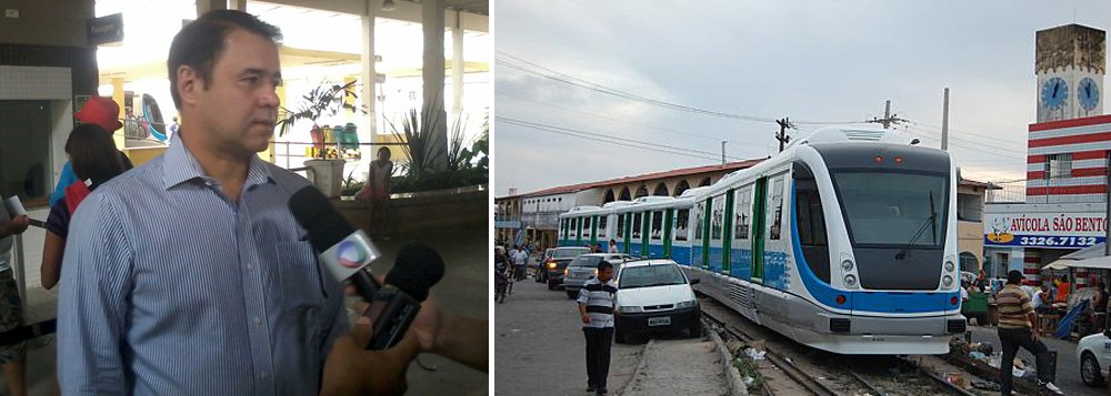 A garantia dada pelo novo presidente nacional da Companhia Brasileira de Trens Urbanos (CBTU), o alagoano Marco Fireman, é de que a expansão do trajeto do Veículo Leve sobre Trilhos (VLT) do Centro para o bairro de Jaraguá, em Maceió, será implantada em até oito meses; ele tomou posse na semana passada indicado pelo senador Benedito de Lira (PP-AL); Fireman considera ser um momento delicado para assumir a empresa, mas que o Governo Federal tem um papel fundamental para garantir a qualidade do meio de transporte de massa, como trens, metrôs e VLTs, considerados fundamentais diante do grande aglomerado urbano (Foto: Voney Malta) A garantia dada pelo novo presidente nacional da Companhia Brasileira de Trens Urbanos (CBTU), o alagoano Marco Fireman, é de que a expansão do trajeto do Veículo Leve sobre Trilhos (VLT) do Centro para o bairro de Jaraguá, em Maceió, será implantada em até oito meses; ele tomou posse na semana passada indicado pelo senador Benedito de Lira (PP-AL); Fireman considera ser um momento delicado para assumir a empresa, mas que o Governo Federal tem um papel fundamental para garantir a qualidade do meio de transporte de massa, como trens, metrôs e VLTs, considerados fundamentais diante do grande aglomerado urbano