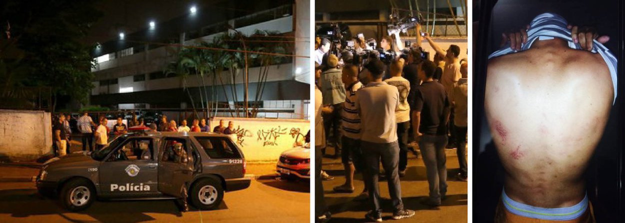 Foi aberto inquérito policial e também investigação policial militar para apurar a denúncia de tortura envolvendo o sargento Charles Otaga; PM foi preso em flagrante nessa terça-feira, 20, após um suspeito relatar que havia passado por maus-tratos antes de chegar à delegacia; exame de delito confirmou que o suspeito sofreu lesão corporal leve, com ferimentos no rosto, costas, membros e órgãos genitais; sargento Otaga alegou que Trudes se machucou quando era levado à delegacia (Foto: Aquiles Lins) Foi aberto inquérito policial e também investigação policial militar para apurar a denúncia de tortura envolvendo o sargento Charles Otaga; PM foi preso em flagrante nessa terça-feira, 20, após um suspeito relatar que havia passado por maus-tratos antes de chegar à delegacia; exame de delito confirmou que o suspeito sofreu lesão corporal leve, com ferimentos no rosto, costas, membros e órgãos genitais; sargento Otaga alegou que Trudes se machucou quando era levado à delegacia