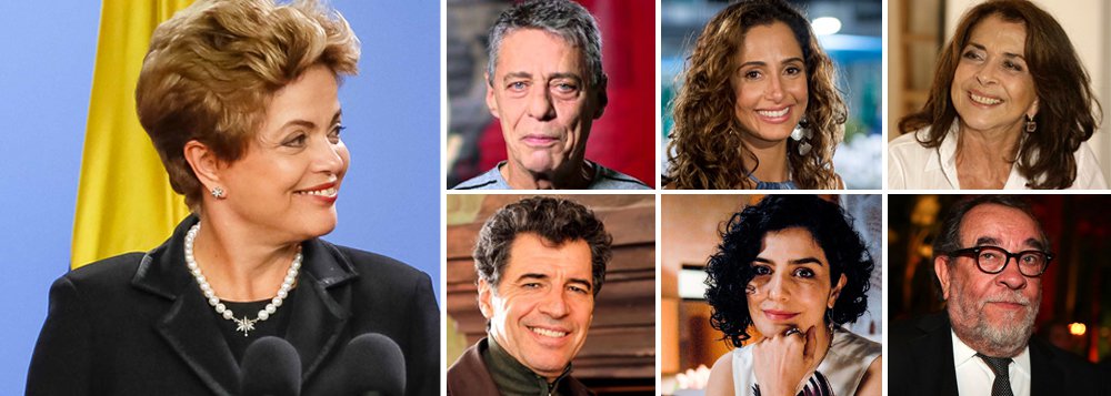 Carta contra o impeachment da presidente Dilma Rousseff, divulgada na página do escritor Fernando Morais em uma rede social, conta com mais de 84 signatários, entre eles, o cantor Chico Buarque e os atores Camila Pitanga, Betty Faria, Letícia Sabatella e Paulo Betti: "A democracia representativa não admite retrocessos. A institucionalidade e a observância do preceito de que a Presidente da República somente poderá ser destituída do seu cargo mediante o cometimento de crime de responsabilidade é condição para a manutenção desse processo", diz o texto (Foto: Roberta Namour) Carta contra o impeachment da presidente Dilma Rousseff, divulgada na página do escritor Fernando Morais em uma rede social, conta com mais de 84 signatários, entre eles, o cantor Chico Buarque e os atores Camila Pitanga, Betty Faria, Letícia Sabatella e Paulo Betti: "A democracia representativa não admite retrocessos. A institucionalidade e a observância do preceito de que a Presidente da República somente poderá ser destituída do seu cargo mediante o cometimento de crime de responsabilidade é condição para a manutenção desse processo", diz o texto