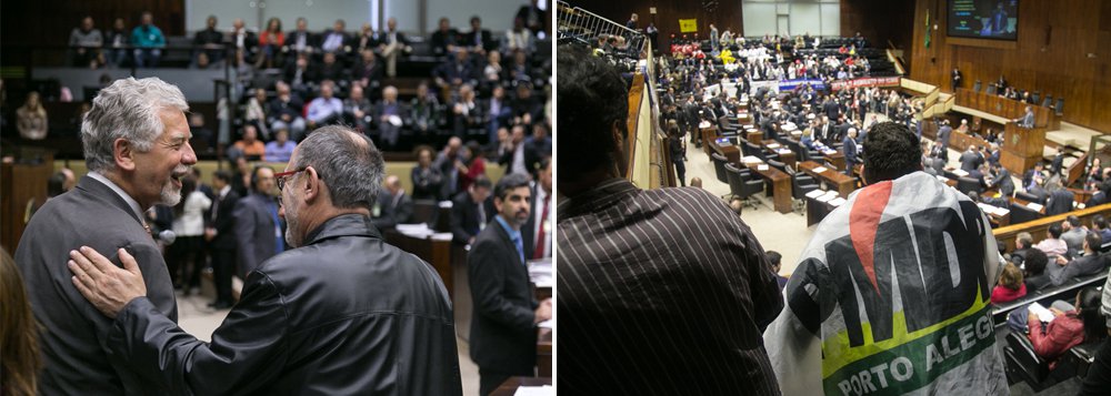 As medidas aprovadas de aumento de ICMS, por um período determinado de três anos, ou seja, que só valerão durante o atual governo, começarão a valer em 2016; elas deverão render mais de R$ 2 bilhões por ano aos cofres estaduais; também foram aprovados o projeto que reduz 50% dos juros dos saques dos depósitos judiciais e o que estabelece o aumento do limite de saques nos depósitos judiciais de 85% para 95% (Foto: Roberta Namour) As medidas aprovadas de aumento de ICMS, por um período determinado de três anos, ou seja, que só valerão durante o atual governo, começarão a valer em 2016; elas deverão render mais de R$ 2 bilhões por ano aos cofres estaduais; também foram aprovados o projeto que reduz 50% dos juros dos saques dos depósitos judiciais e o que estabelece o aumento do limite de saques nos depósitos judiciais de 85% para 95%