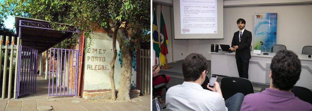 O Rio Grande do Sul avançou na oferta de vagas na Educação Infantil nos últimos anos, entretanto ainda não é suficiente para atingir a demanda: o déficit é de 172 mil vagas na área; foi o que revelou a radiografia elaborada pelo TCE com base em dados de 2014; o melhor desempenho foi em relação à oferta de vagas nas creches, alcançando a 6ª posição no ranking nacional com o percentual de 30,49%; o índice é superior à média no país, que foi de 25,79%; “O Estado teve um despertar, embora tardio”, avaliou o diretor de Controle e Fiscalização do TCE, Leo Richter (Foto: Leonardo Lucena) O Rio Grande do Sul avançou na oferta de vagas na Educação Infantil nos últimos anos, entretanto ainda não é suficiente para atingir a demanda: o déficit é de 172 mil vagas na área; foi o que revelou a radiografia elaborada pelo TCE com base em dados de 2014; o melhor desempenho foi em relação à oferta de vagas nas creches, alcançando a 6ª posição no ranking nacional com o percentual de 30,49%; o índice é superior à média no país, que foi de 25,79%; “O Estado teve um despertar, embora tardio”, avaliou o diretor de Controle e Fiscalização do TCE, Leo Richter