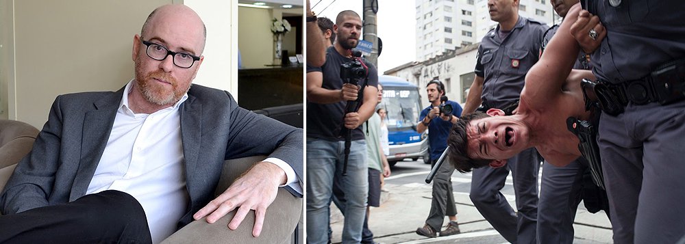 Filósofo Vladimir Safatle argumenta que após um golpe a 'pacificação' só pode ser imposta: ‘Como a população brasileira descobriu o caminho das ruas (haja vista as ocupações dos estudantes paulistas), enganam-se aqueles que acreditam poder impor ao país os princípios de uma "unidade de pacificação". Contem com um aumento exponencial das revoltas contra as políticas de um governo que será, para boa parte da população, ilegítimo e ilegal’ (Foto: Roberta Namour) Filósofo Vladimir Safatle argumenta que após um golpe a 'pacificação' só pode ser imposta: ‘Como a população brasileira descobriu o caminho das ruas (haja vista as ocupações dos estudantes paulistas), enganam-se aqueles que acreditam poder impor ao país os princípios de uma "unidade de pacificação". Contem com um aumento exponencial das revoltas contra as políticas de um governo que será, para boa parte da população, ilegítimo e ilegal’