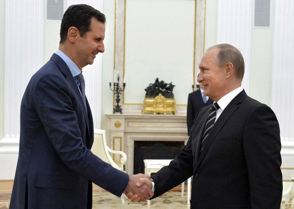 Presidente da Síria, Bashar Al-Assad, e presidente da Rússia, Vladimir Putin, durante encontro em Moscou. 21/10/2015 REUTERS/Alexei Druzhinin/RIA Novosti/Kremlin (Foto: Roberta Namour) Presidente da Síria, Bashar Al-Assad, e presidente da Rússia, Vladimir Putin, durante encontro em Moscou. 21/10/2015 REUTERS/Alexei Druzhinin/RIA Novosti/Kremlin