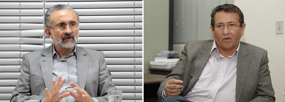 Candidato natural em 2016, o prefeito de Camaçari, Ademar Delgado (PT), embora não comemore, tem seu nome fortalecido com a rejeição das contas de 2012 do ex-prefeito Luiz Caetano, que é seu correligionário, mas resolveu virar opositor à sua gestão; se a Câmara Municipal mantiver em plenário a decisão do TCM, Caetano, que atualmente é deputado federal, ficará inelegível por oito anos, e, consequentemente, Ademar deixaria de ter adversário interno no PT; "Eu trabalho com a construção do meu nome, não com a destruição de ninguém. Estou sinalizando para todas as lideranças do partido que a gente precisa encontrar um caminho de se fazer um pacto de não agressão para que no ano que vem a gente possa sentar e as feridas serem cicatrizadas", diz Ademar (Foto: Romulo Faro) Candidato natural em 2016, o prefeito de Camaçari, Ademar Delgado (PT), embora não comemore, tem seu nome fortalecido com a rejeição das contas de 2012 do ex-prefeito Luiz Caetano, que é seu correligionário, mas resolveu virar opositor à sua gestão; se a Câmara Municipal mantiver em plenário a decisão do TCM, Caetano, que atualmente é deputado federal, ficará inelegível por oito anos, e, consequentemente, Ademar deixaria de ter adversário interno no PT; "Eu trabalho com a construção do meu nome, não com a destruição de ninguém. Estou sinalizando para todas as lideranças do partido que a gente precisa encontrar um caminho de se fazer um pacto de não agressão para que no ano que vem a gente possa sentar e as feridas serem cicatrizadas", diz Ademar