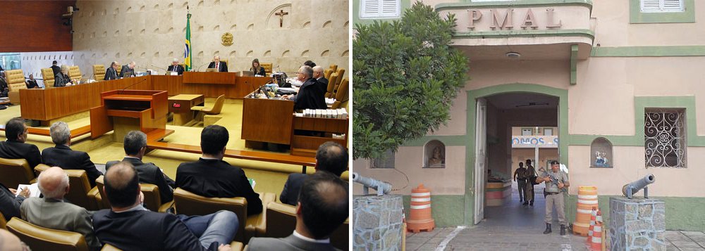 Após decisão do Supremo Tribunal Federal (STF), a Polícia Militar de Alagoas terá que reincorporar quatro coronéis que foram reformados de forma compulsória, em 2008; no recurso, os coronéis alegavam – tendo como base o estatuto militar – que a reforma por tempo de serviço só deve acontecer após 35 anos de serviços prestados à Polícia Militar; argumentação foi aceita pelo Tribunal de Justiça de Alagoas (TJ/AL), Superior Tribunal de Justiça (STJ) e, por último, pelo STF; parte dos militares já passou pela inspeção médica (Foto: Voney Malta) Após decisão do Supremo Tribunal Federal (STF), a Polícia Militar de Alagoas terá que reincorporar quatro coronéis que foram reformados de forma compulsória, em 2008; no recurso, os coronéis alegavam – tendo como base o estatuto militar – que a reforma por tempo de serviço só deve acontecer após 35 anos de serviços prestados à Polícia Militar; argumentação foi aceita pelo Tribunal de Justiça de Alagoas (TJ/AL), Superior Tribunal de Justiça (STJ) e, por último, pelo STF; parte dos militares já passou pela inspeção médica