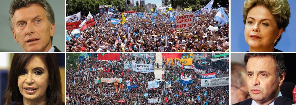 Os peronistas estão dando aos tucanos e aliados uma lição de respeito à democracia. Macri, sem lotear seu governo, está dando a Dilma uma lição de como fazer de uma vitória eleitoral apertada uma vitória política (Foto: Hélio Doyle) Os peronistas estão dando aos tucanos e aliados uma lição de respeito à democracia. Macri, sem lotear seu governo, está dando a Dilma uma lição de como fazer de uma vitória eleitoral apertada uma vitória política