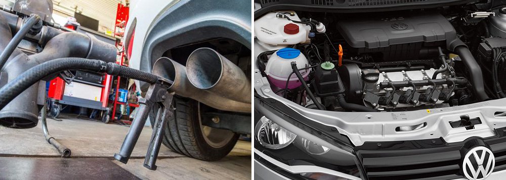 Em comunicado, o grupo faz questão de esclarecer que "os veículos novos do grupo Volkswagen com motores diesel UE 6, atualmente disponíveis na União Europeia, estão em conformidade com os requisitos legais e as normas ambientais", mas que os veículos "com motores tipo EA 189, envolvendo cerca de 11 milhões de automóveis em todo o mundo", poderão ter discrepâncias nos dados das emissões (Foto: Roberta Namour) Em comunicado, o grupo faz questão de esclarecer que "os veículos novos do grupo Volkswagen com motores diesel UE 6, atualmente disponíveis na União Europeia, estão em conformidade com os requisitos legais e as normas ambientais", mas que os veículos "com motores tipo EA 189, envolvendo cerca de 11 milhões de automóveis em todo o mundo", poderão ter discrepâncias nos dados das emissões