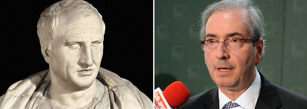 Nome da Operação Catilinária, deflagrada nesta terça-feira pela Polícia Federal, faz referência aos discursos de Cícero contra o conspirador Lúcio Catilina, que pretendia impor um golpe e dissolver o Senado romano; "Até quando, Catilina, abusarás da nossa paciência", disse Cícero, na sua mais famosa Catilinária (Foto: Leonardo Attuch) Nome da Operação Catilinária, deflagrada nesta terça-feira pela Polícia Federal, faz referência aos discursos de Cícero contra o conspirador Lúcio Catilina, que pretendia impor um golpe e dissolver o Senado romano; "Até quando, Catilina, abusarás da nossa paciência", disse Cícero, na sua mais famosa Catilinária