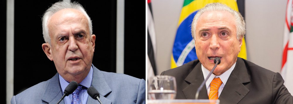 Deputado federal Jarbas Vasconcelos (PMDB-PE) disse ter aconselhado o vice-presidente da República, Michel Temer, a se afastar do presidente da Câmara e se "cercar de pessoas de bem"; declaração decorre da possibilidade do processo de impeachment da presidente Dilma Rousseff avançar e ele vir a assumir a chefia do Executivo Federal; "Se Temer estiver fazendo aliança com Cunha esse é um caminho equivocado. Não se faz aliança com chantagista. Acho que ele (Temer) tem que se preparar e se cercar de pessoas de bem, de todos os partidos, porque a renúncia ou impeachment vai recair nele. Ele vai assumir e a travessia deve ser longa, de três anos", cravou (Foto: Paulo Emílio) Deputado federal Jarbas Vasconcelos (PMDB-PE) disse ter aconselhado o vice-presidente da República, Michel Temer, a se afastar do presidente da Câmara e se "cercar de pessoas de bem"; declaração decorre da possibilidade do processo de impeachment da presidente Dilma Rousseff avançar e ele vir a assumir a chefia do Executivo Federal; "Se Temer estiver fazendo aliança com Cunha esse é um caminho equivocado. Não se faz aliança com chantagista. Acho que ele (Temer) tem que se preparar e se cercar de pessoas de bem, de todos os partidos, porque a renúncia ou impeachment vai recair nele. Ele vai assumir e a travessia deve ser longa, de três anos", cravou