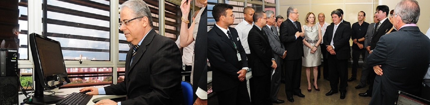 Total de 11.504 processos serão digitalizados só em dezembro; contrato prevê que, em dois anos, 46,6 milhões de páginas de processos referentes às Varas Cíveis, Cíveis e Ambientais e de Precatórios da comarca de Goiânia, estejam totalmente digitalizadas; trabalho de digitalização possa alcançar até 100 mil páginas ao dia; gesto é o primeiro passo concreto para a extinção dos processos físicos e um importante passo para a implantação do sistema totalmente digital que está sendo executado no Judiciário goiano; presidente do Tribunal de Justiça do Estado de Goiás (TJGO), desembargador Leobino Valente Chaves, comemora novo processo digital (Foto: Realle Palazzo-Martini) Total de 11.504 processos serão digitalizados só em dezembro; contrato prevê que, em dois anos, 46,6 milhões de páginas de processos referentes às Varas Cíveis, Cíveis e Ambientais e de Precatórios da comarca de Goiânia, estejam totalmente digitalizadas; trabalho de digitalização possa alcançar até 100 mil páginas ao dia; gesto é o primeiro passo concreto para a extinção dos processos físicos e um importante passo para a implantação do sistema totalmente digital que está sendo executado no Judiciário goiano; presidente do Tribunal de Justiça do Estado de Goiás (TJGO), desembargador Leobino Valente Chaves, comemora novo processo digital