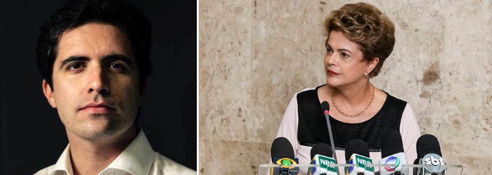 “Apesar de ter previsão legal, o impeachment pode não ser legítimo. Se as suas razões forem inconsistentes ou inconfessáveis, ele se reduz a um atalho para destituir governantes escolhidos pelo povo. Há fortes motivos para acreditar que este é o caso do processo em debate na Câmara”, disse o colunista Bernardo Mello Franco; segundo ele, "embora a oposição tente negar, a ação contra Dilma está tão contaminada por Eduardo Cunha quanto o rio Doce pela lama da Samarco" (Foto: Roberta Namour) “Apesar de ter previsão legal, o impeachment pode não ser legítimo. Se as suas razões forem inconsistentes ou inconfessáveis, ele se reduz a um atalho para destituir governantes escolhidos pelo povo. Há fortes motivos para acreditar que este é o caso do processo em debate na Câmara”, disse o colunista Bernardo Mello Franco; segundo ele, "embora a oposição tente negar, a ação contra Dilma está tão contaminada por Eduardo Cunha quanto o rio Doce pela lama da Samarco"
