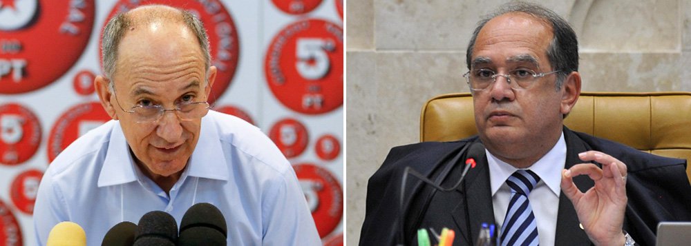 Em mandado de segurança junto ao Tribunal Superior Eleitoral (TSE) contra o pedido do ministro do TSE Gilmar Mendes para que a Polícia Federal e a Procuradoria-Geral da República (PGR) investiguem as contas da campanha à reeleição da presidente Dilma Rousseff, partido presidido por Rui Falcão, diz que reabertura do caso põe em risco a segurança jurídica; afirma ainda que a suspeita levantada pelo ministro, de que doações oriundas de empresas investigadas pela Operação Lava Jato sejam decorrentes de corrupção, é “frágil” (Foto: Roberta Namour) Em mandado de segurança junto ao Tribunal Superior Eleitoral (TSE) contra o pedido do ministro do TSE Gilmar Mendes para que a Polícia Federal e a Procuradoria-Geral da República (PGR) investiguem as contas da campanha à reeleição da presidente Dilma Rousseff, partido presidido por Rui Falcão, diz que reabertura do caso põe em risco a segurança jurídica; afirma ainda que a suspeita levantada pelo ministro, de que doações oriundas de empresas investigadas pela Operação Lava Jato sejam decorrentes de corrupção, é “frágil”