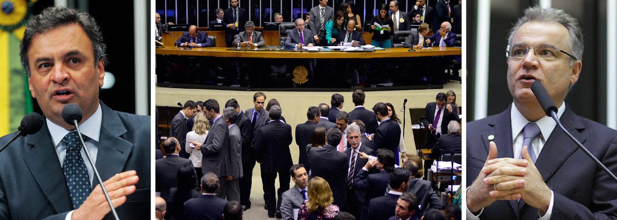 Placar da votação do veto da presidente Dilma sobre o fator previdenciário, criado por FHC, revela que o PSDB, presidido por Aécio Neves (PSDB-MG), hoje trabalha pelo 'quanto pior, melhor'; tensão política alimenta a alta do dólar e é um dos motivos do rebaixamento do Brasil pela S&P; dos 51 deputados federais tucanos que participaram da votação, apenas Samuel Moreira (SP) votou a favor do veto; "Votei extremamente convicto. Criar mais despesas para a Previdência não é prudente para o momento que o País está vivendo, com os cofres públicos dilapidados", disse (Foto: Valter Lima) Placar da votação do veto da presidente Dilma sobre o fator previdenciário, criado por FHC, revela que o PSDB, presidido por Aécio Neves (PSDB-MG), hoje trabalha pelo 'quanto pior, melhor'; tensão política alimenta a alta do dólar e é um dos motivos do rebaixamento do Brasil pela S&P; dos 51 deputados federais tucanos que participaram da votação, apenas Samuel Moreira (SP) votou a favor do veto; "Votei extremamente convicto. Criar mais despesas para a Previdência não é prudente para o momento que o País está vivendo, com os cofres públicos dilapidados", disse