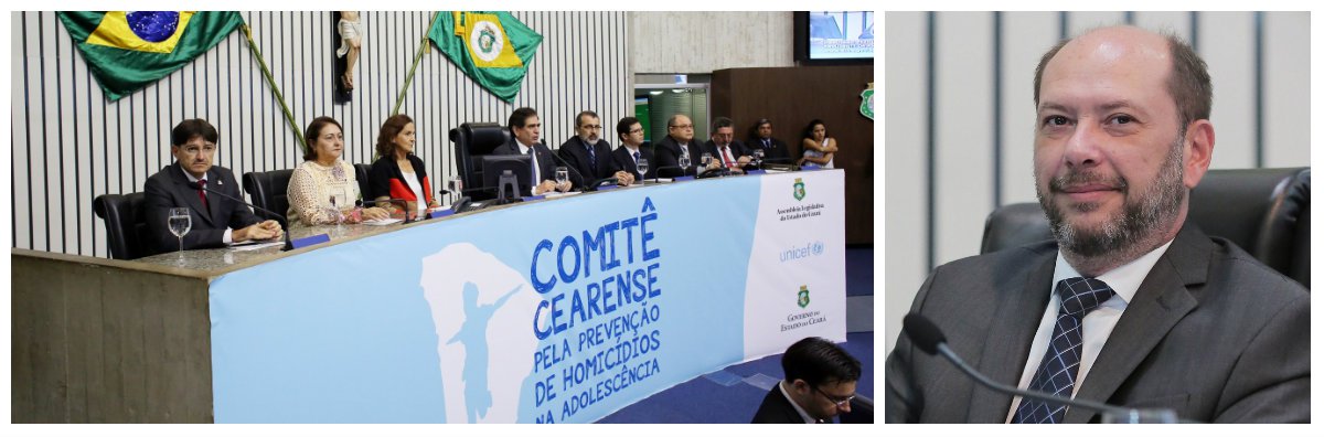 A primeira audiência será hoje (21), a partir das 14h, no Complexo de Comissões da Assembleia Legislativa. Ao todo deverão ser realizadas 13 audiências, sendo cinco em Fortaleza e oito no interior. O Comitê é presidido pelo deputado estadual Ivo Gomes e fruto de uma parceria da Assembleia com o Governo do Estado e o Fundo das Nações Unidas para a Infância (Unicef) (Foto: Fatima 247) A primeira audiência será hoje (21), a partir das 14h, no Complexo de Comissões da Assembleia Legislativa. Ao todo deverão ser realizadas 13 audiências, sendo cinco em Fortaleza e oito no interior. O Comitê é presidido pelo deputado estadual Ivo Gomes e fruto de uma parceria da Assembleia com o Governo do Estado e o Fundo das Nações Unidas para a Infância (Unicef)