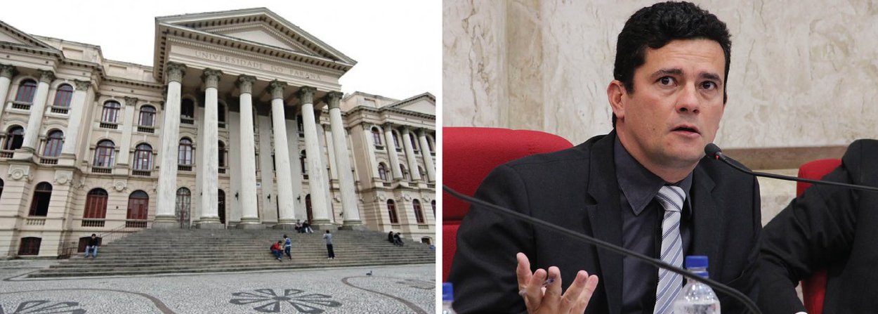 A Faculdade de Direito da Universidade Federal do Paraná, onde o juiz Sergio Moro é um dos professores, receberá um ato que criticará justamente a suspensão do sigilo telefônico definida na semana passada pelo magistrado, que conduz os processos da Lava Jato; o "Ato Suprapartidário em Defesa da Democracia" reunirá nesta terça-feira (22), às 19h, colegas de Moro na Faculdade de Direito, além de advogados, defensores públicos e docentes de outras universidades; professor de direito processual civil na UFPR, Manoel Caetano Ferreira Filho diz ver ilegalidade tanto no grampo, em si, da conversa que envolve Dilma como na divulgação de seu conteúdo (Foto: Valter Lima) A Faculdade de Direito da Universidade Federal do Paraná, onde o juiz Sergio Moro é um dos professores, receberá um ato que criticará justamente a suspensão do sigilo telefônico definida na semana passada pelo magistrado, que conduz os processos da Lava Jato; o "Ato Suprapartidário em Defesa da Democracia" reunirá nesta terça-feira (22), às 19h, colegas de Moro na Faculdade de Direito, além de advogados, defensores públicos e docentes de outras universidades; professor de direito processual civil na UFPR, Manoel Caetano Ferreira Filho diz ver ilegalidade tanto no grampo, em si, da conversa que envolve Dilma como na divulgação de seu conteúdo