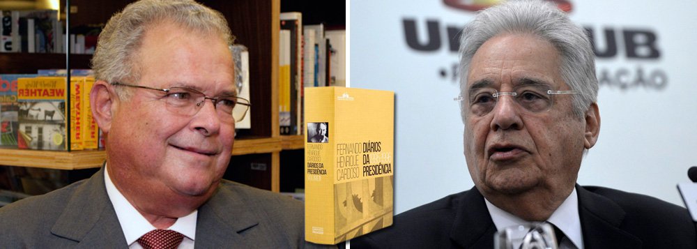 "No primeiro volume de seu Diário, que cobre o período de 1995-1996, Fernando Henrique Cardoso emprega palavras elogiosas para falar de Emílio Odebrecht, na época diretor presidente da empreiteira que leva seu sobrenome e pai de Marcelo Odebrecht, preso há sete meses pela Lava Jato. FHC lamenta a imagem ruim da empresa após as denúncias reveladas pela CPI dos Anões do Orçamento e diz que Emílio Odebrecht 'é um dos homens mais competentes do Brasil em termos empresariais'", destaca Paulo Moreira Leite, colunista do 247; o jornalista lembra ainda que "FHC mostra-se empolgado com a possibilidade de a empreiteira vencer uma concorrência na Ásia e revela que convidou Emílio Odebrecht a participar de um projeto de 'organização do capitalismo brasileiro', que teria auxílio de verbas do BNDES" (Foto: Paulo Moreira Leite) www.brasil247.com - "No primeiro volume de seu Diário, que cobre o período de 1995-1996, Fernando Henrique Cardoso emprega palavras elogiosas para falar de Emílio Odebrecht, na época diretor presidente da empreiteira que leva seu sobrenome e pai de Marcelo Odebrecht, preso há sete meses pela Lava Jato. FHC lamenta a imagem ruim da empresa após as denúncias reveladas pela CPI dos Anões do Orçamento e diz que Emílio Odebrecht 'é um dos homens mais competentes do Brasil em termos empresariais'", destaca Paulo Moreira Leite, colunista do 247; o jornalista lembra ainda que "FHC mostra-se empolgado com a possibilidade de a empreiteira vencer uma concorrência na Ásia e revela que convidou Emílio Odebrecht a participar de um projeto de 'organização do capitalismo brasileiro', que teria auxílio de verbas do BNDES"